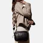 Assots 'Kew' Soft Nappa Genuine Leather Crossbody Bag - Black_8501582_1