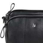 Assots 'Kew' Soft Nappa Genuine Leather Crossbody Bag - Black_8501582_4