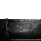 Assots London Canary Black Vintage Leather Sling Crossbody Bag_8501588_4