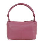 Assots 'City Bag' Soft Pebble Genuine Leather Shoulder Bag - Pink_8501598_3