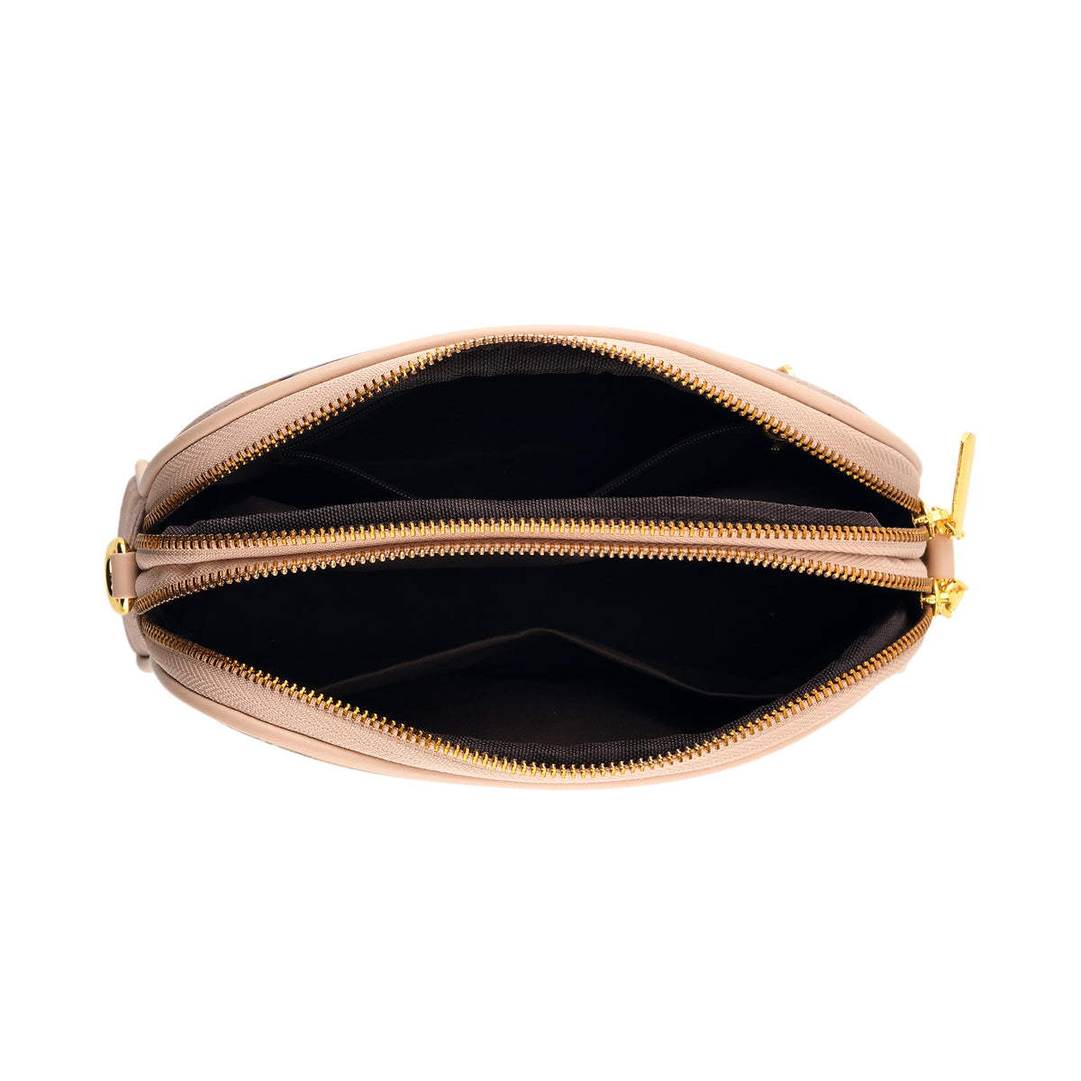 Designer Inspired Embroidered Crossbody Sling Bag with Chain Strap - Dusky Pink 8501915 5