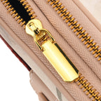 Designer Inspired Embroidered Crossbody Sling Bag with Chain Strap - Red Floral_8501918_6