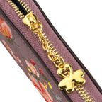 Botanical Embroidered Zip-Around Purse - Light Mauve_8502050_6
