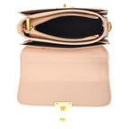 Designer Inspired Embroidered Floral Top-Handle Satchel with Adjustable Crossbody Strap - Nude_8502053_4
