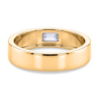 Luxuriant SI-G/H Lab Grown Diamond Band Ring in 18K Vermeil Yellow Gold Plated Sterling Silver_8502072_4