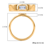 Luxuriant SI-G/H Lab Grown Diamond Band Ring in 18K Vermeil Yellow Gold Plated Sterling Silver_8502072_5