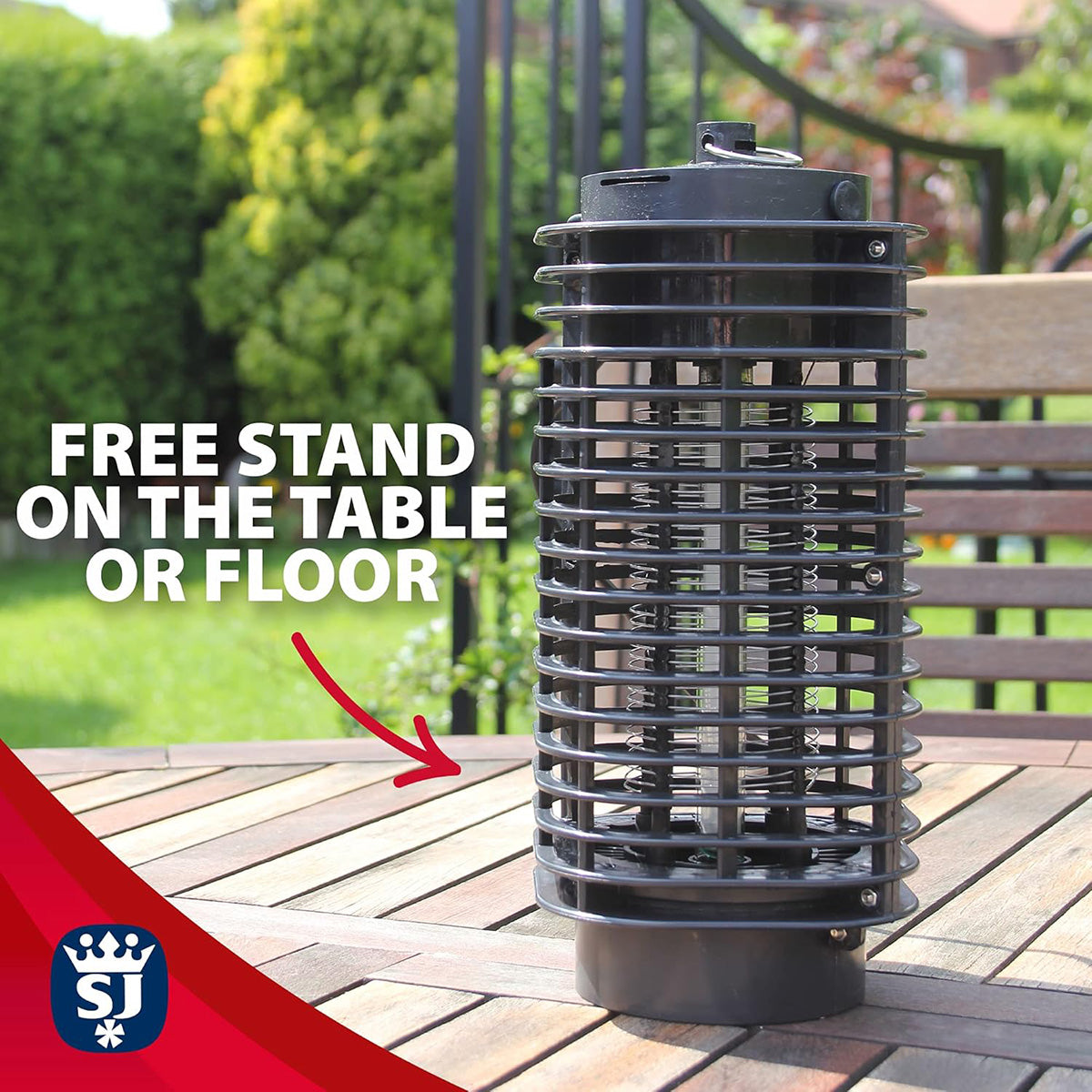 Spear &amp; Jackson UV Lantern Poison Free &amp; Insect Killer Bug Zapper, UV Light Lamp, Kills Flies, Midges and Mosquitoes V32668361 2