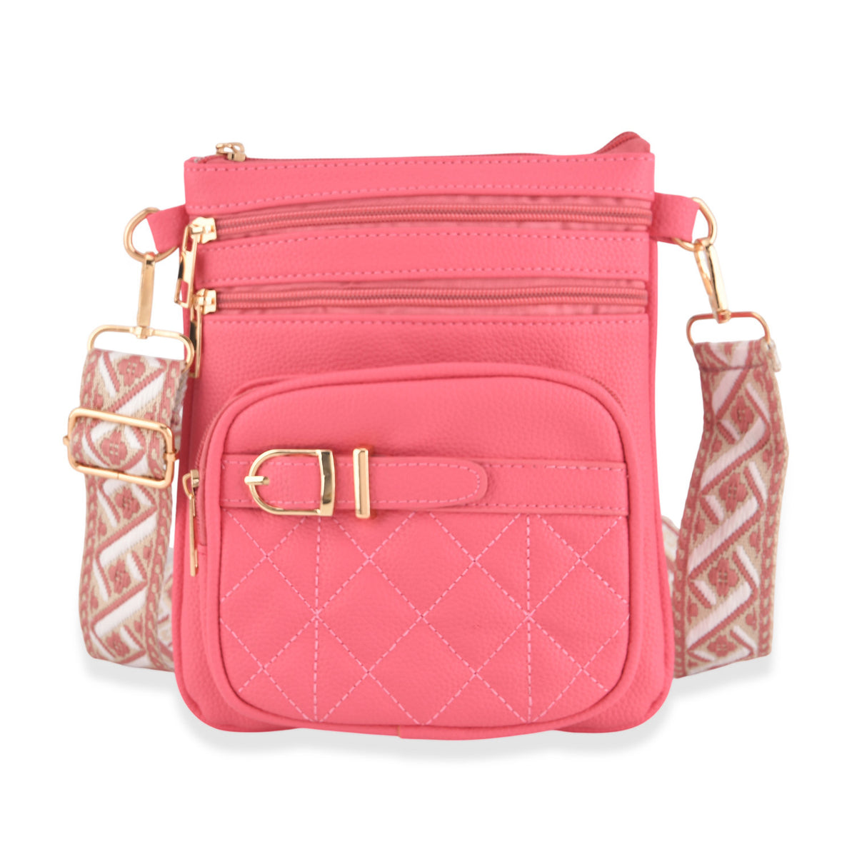 Crossbody Bag (Size - One Size) - Rose Pink V32576356 0