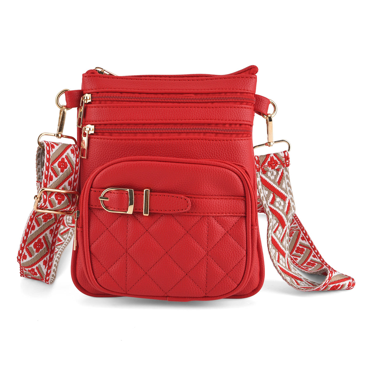 Crossbody Bag (Size - One Size) - Red V32603216 0