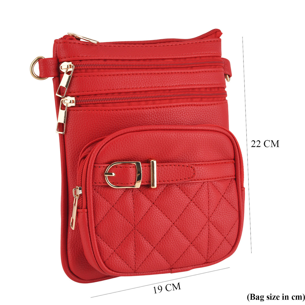 Crossbody Bag (Size - One Size) - Red V32603216 7