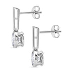 D'Joy - GRA Certified (D-VVS1) Moissanite Solitaire Earring with Push Back in Rhodium Overlay Sterling Silver 1.52 Ct._8502621_3