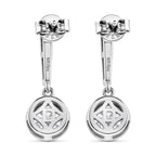 D'Joy - GRA Certified (D-VVS1) Moissanite Solitaire Earring with Push Back in Rhodium Overlay Sterling Silver 1.52 Ct._8502621_4