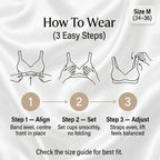 Comfortisse Set of 3 Uplift Padded Bra (Size - L, 36-38) - Black, Beige & White_8502775_5