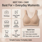 Comfortisse Set of 3 Uplift Padded Bra (Size - L, 36-38) - Black, Beige & White_8502775_6