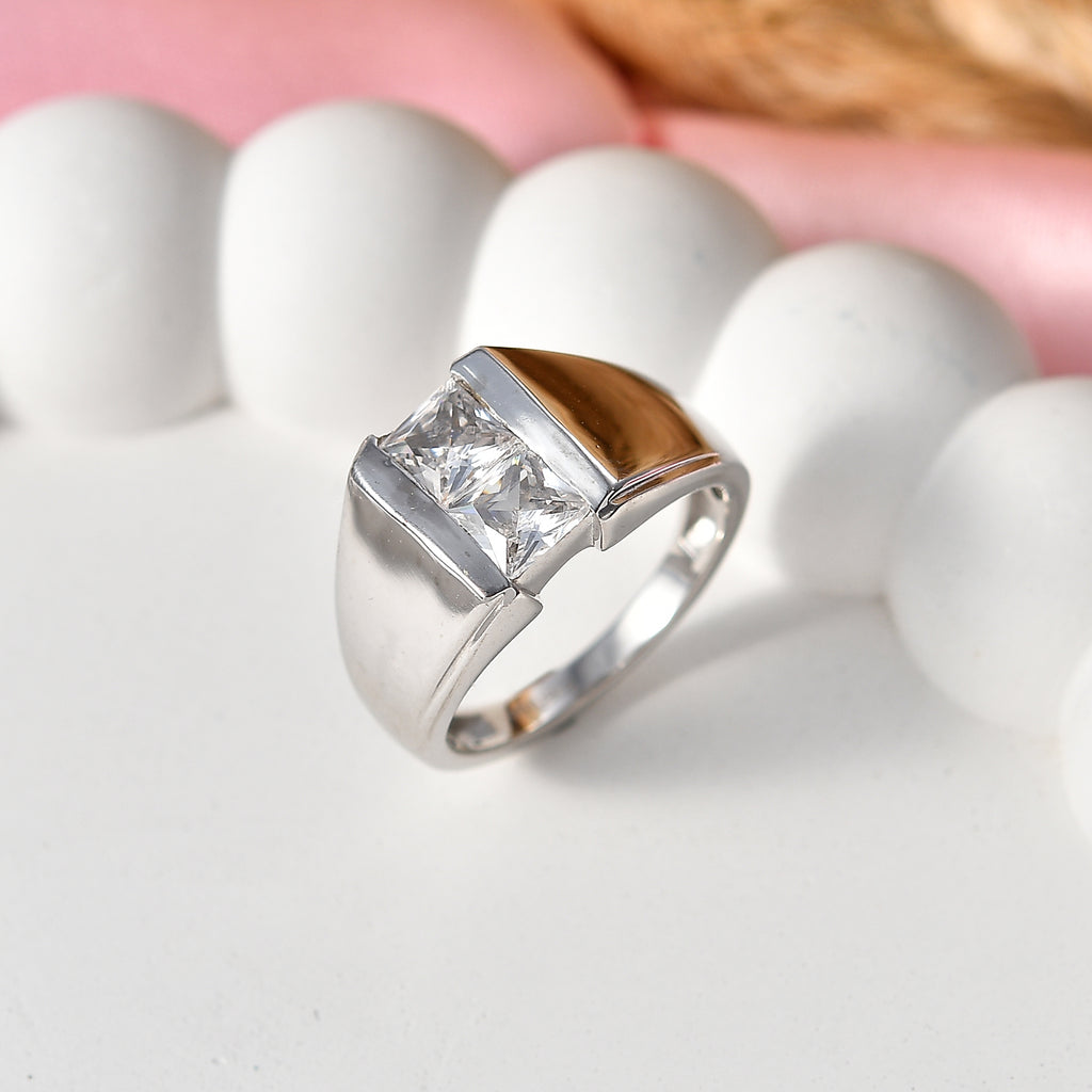 EverTrue - White Cubic Zirconia Band Ring 1.85 Ct._8503655_2