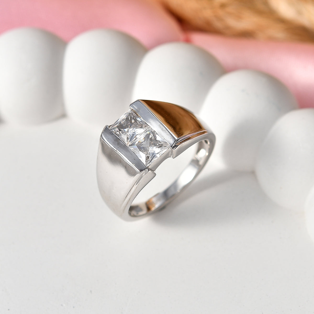 EverTrue - White Cubic Zirconia Band Ring 1.85 Ct. V32515418 3