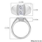 EverTrue - White Cubic Zirconia Band Ring 1.85 Ct._8503655_5