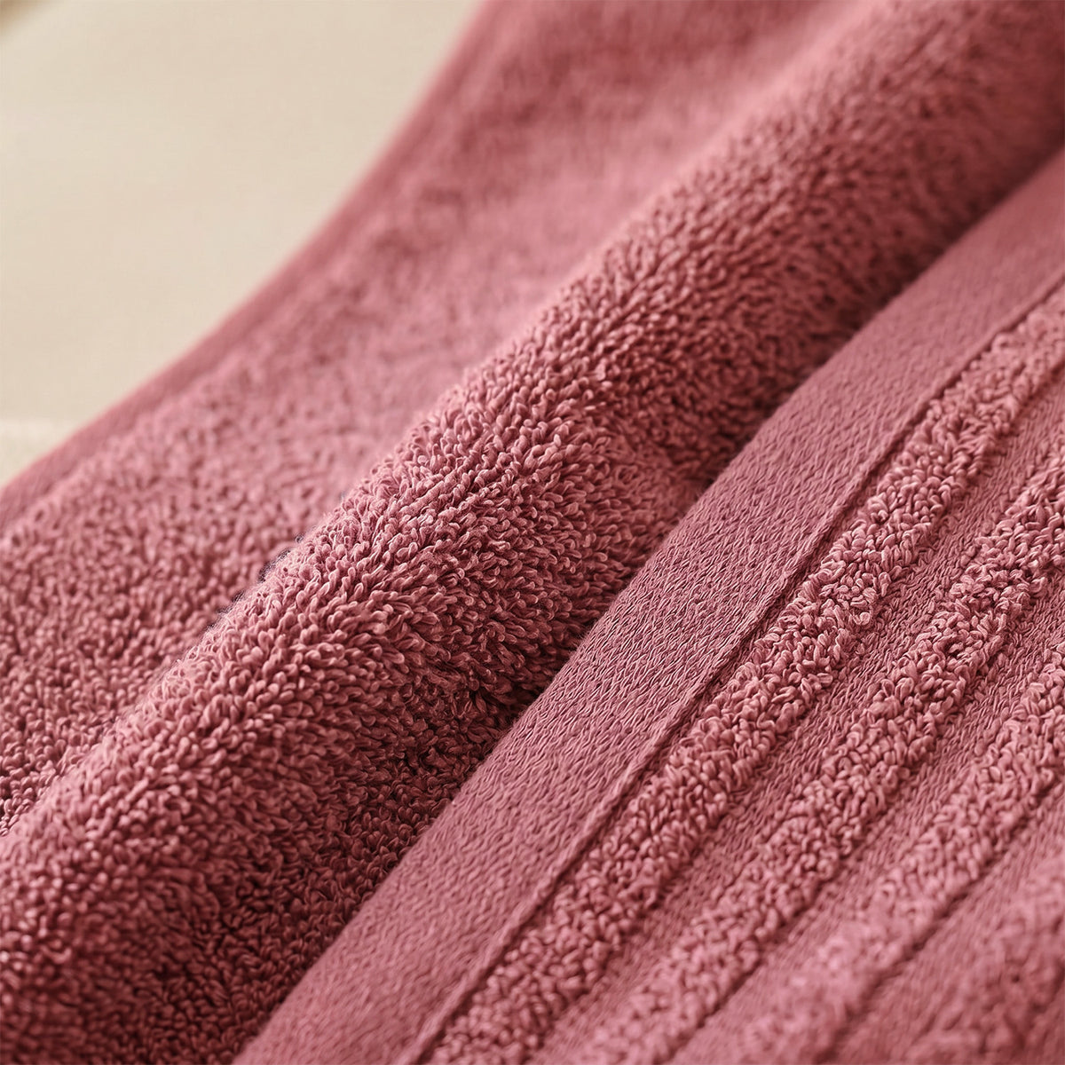 LIVMORE Premium Large Bamboo Bath Sheet (160 x 80cm) - Rose 8503841 5