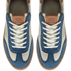 Lotus Frapporta Women Leather Retro Style Lace-Up Casual Shoes (Size 6) - Blue Multi_8504076_2