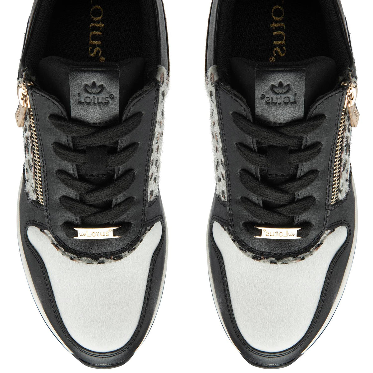Lotus Moore Women's Wedge Animal Print Sneakers V32525774 2