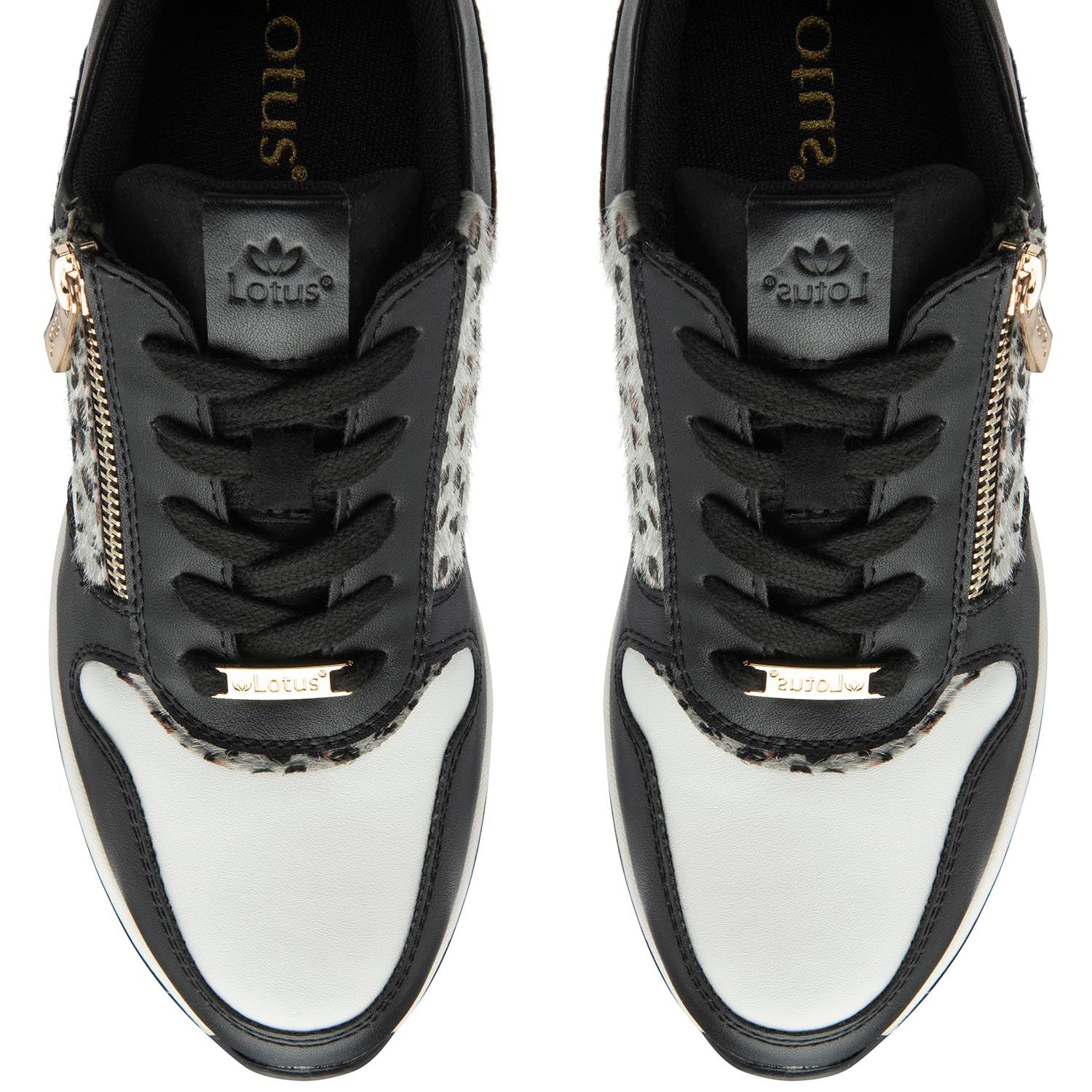 Lotus Moore Women's Wedge Animal Print Sneakers V32525774 2