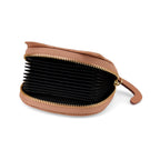 Genuine Leather RFID Blocking Novelty Cat Wallet - Dusty Rose_8504774_5