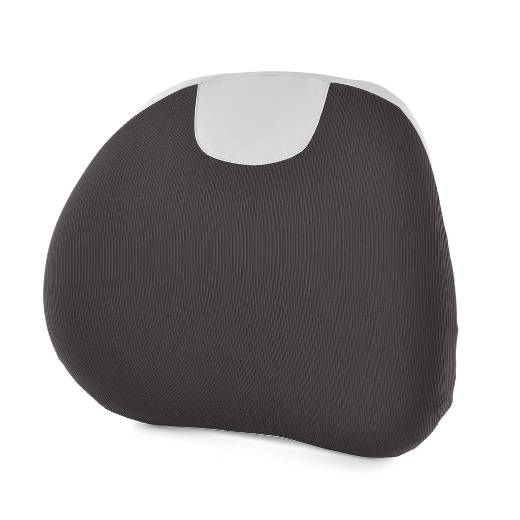 LIVMORE Orthopaedic Memory Foam Lumbar Support Cushion with Four-Season Cover (Size 40x11cm) - Grey_8504917
