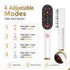 Opatra Lux Brush Pro with EMS, Red, Blue & Laser Light Technology for Hair Care (Lifetime Warranty)_8505207_3