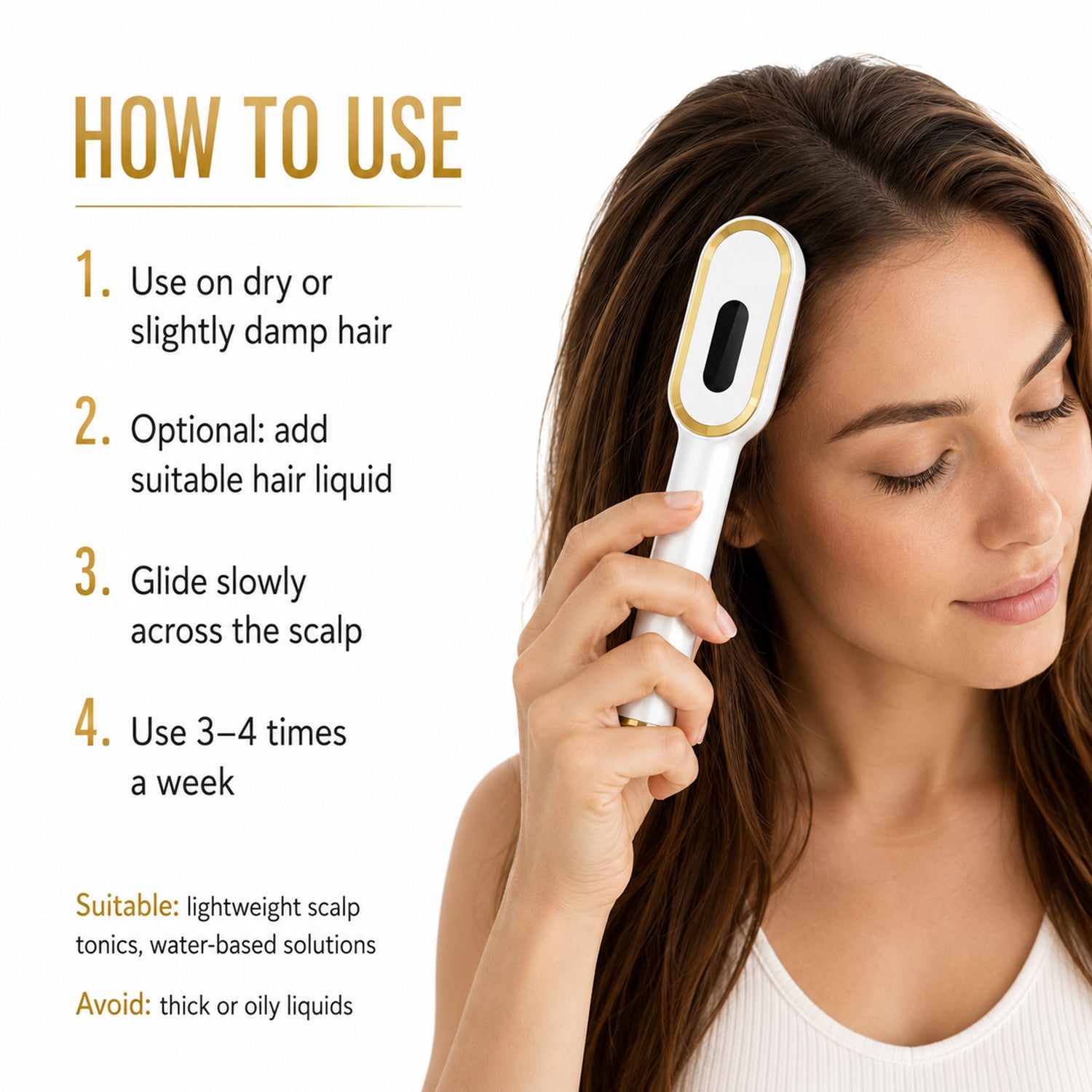 Opatra Lux Brush Pro with EMS, Red, Blue &amp; Laser Light Technology for Hair Care (Lifetime Warranty) 8505207 5