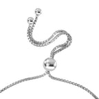 D'Joy Mystic Topaz & White Zircon Adjustable Bracelet (Size - 10.5) in Rhodium Overlay Sterling Silver 7.71 Ct._8505765_3