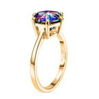 D'Joy Mystic Topaz Solitaire Ring in Yellow Gold Plated Sterling Silver 2.97 Ct._8505794_3
