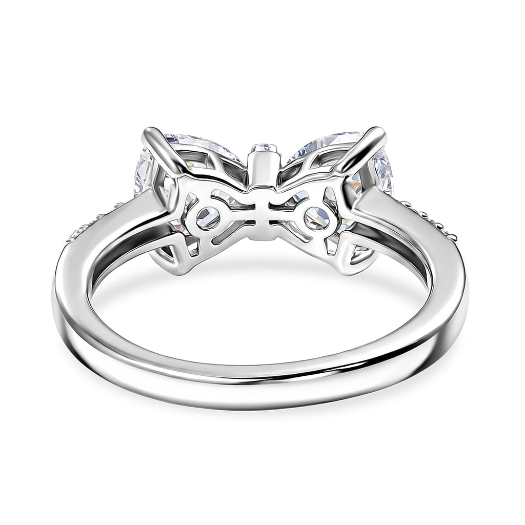 D'Joy Mystic Topaz & White Zircon Twin Sparkle Ring in Platinum Overlay Sterling Silver 1.98 Ct._8505866_4