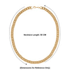 EverTrue Bronzella Collection - Infinity Link Necklace (Size -20) with Lobster Clasp in 18K Yellow Gold Plating_8505875_6