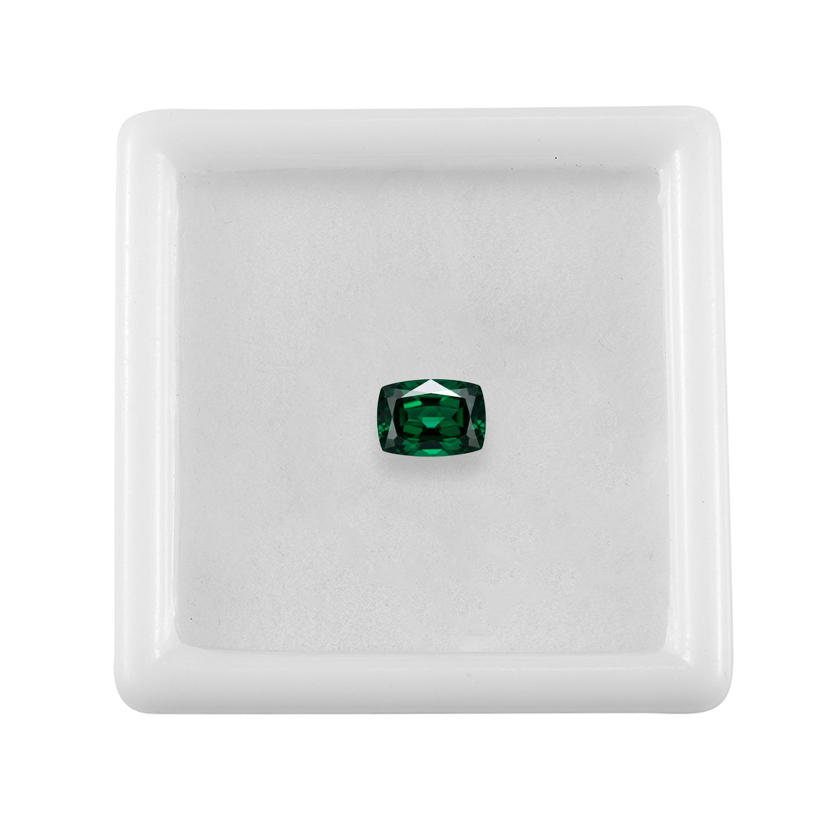 Green Cubic Zirconia Cushion Cut 7X5 mm Gemstone, 1.85 Ct 8505911 3