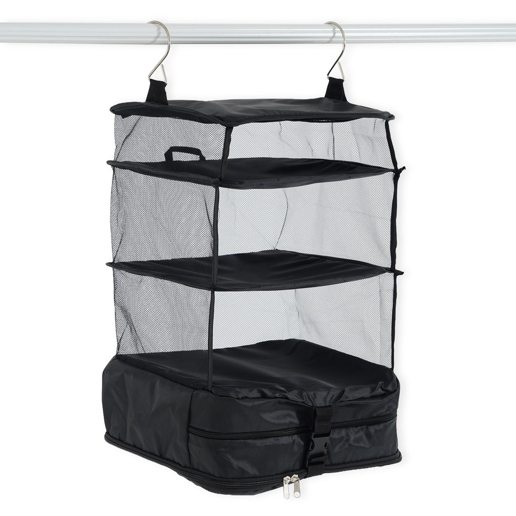 Patterned Storage Box (Size 30x22x5 cm) - Black_8506327_1