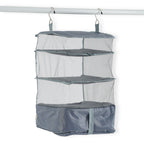 Patterned Storage Box (Size 30x22x5 cm) - Grey_8506328_3