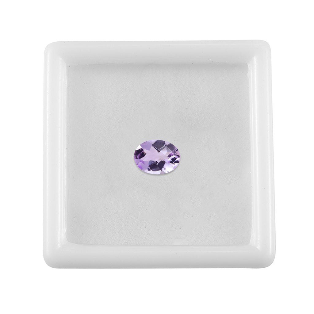 Pink Amethyst Oval Cut 8X6 mm Gemstone, 1.12 Ct_8507042_3
