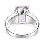 Pink Amethyst Solitaire Ring 4.35 Ct._8507066_4
