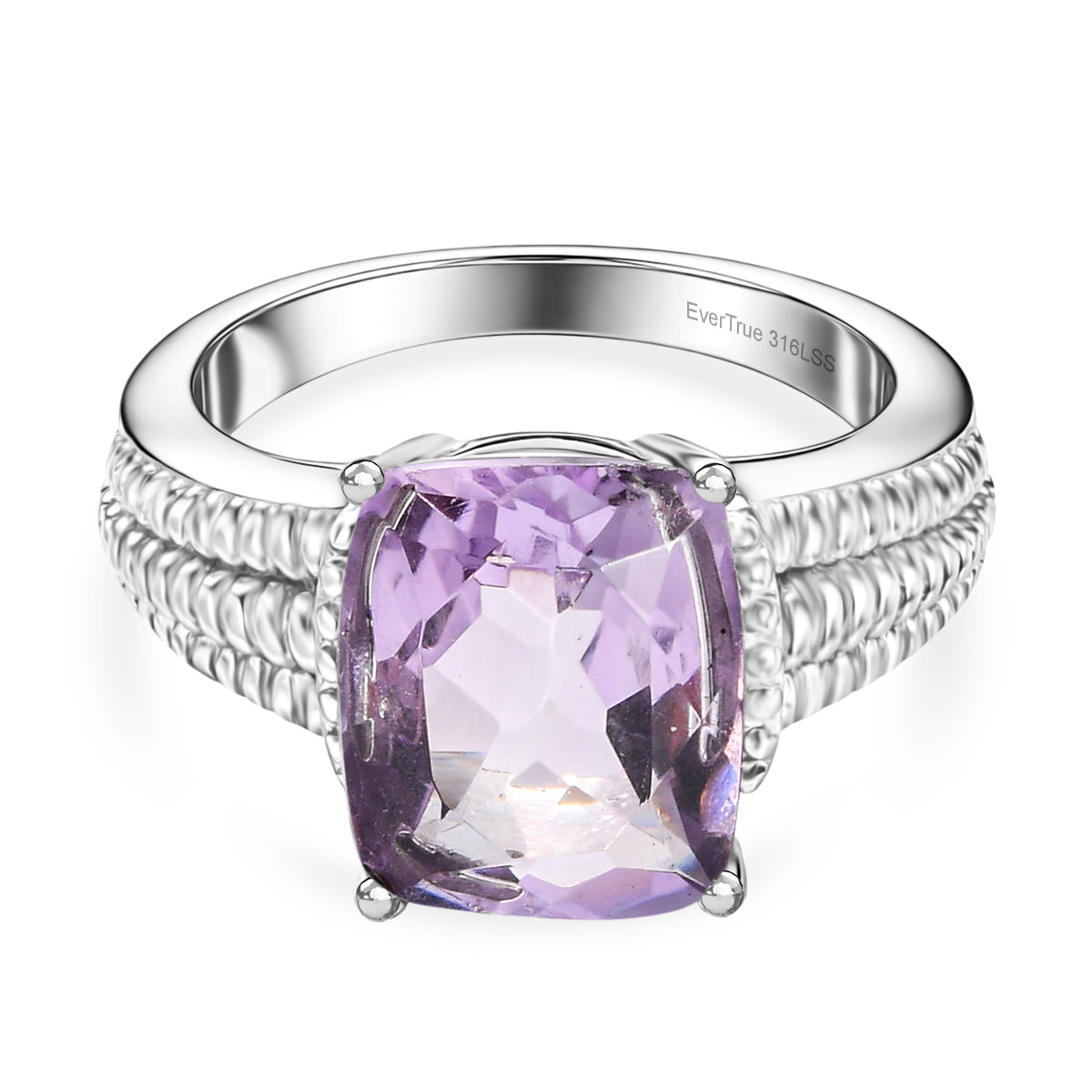 Pink Amethyst Solitaire Ring 4.35 Ct. V32364121 0