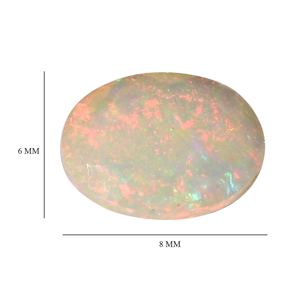 Ethiopian Opal Oval Cut Cut 8X6 mm Gemstone_8507072_4