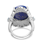 EverTrue - Lapis Lazuli & Blue Cubic Zirconia Ring 17.50 Ct._8507122_4