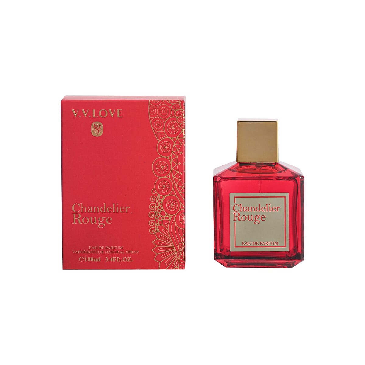 V.V.LOVE Women's Chandelier Rouge Eau De Parfum 100ml 8507640 0
