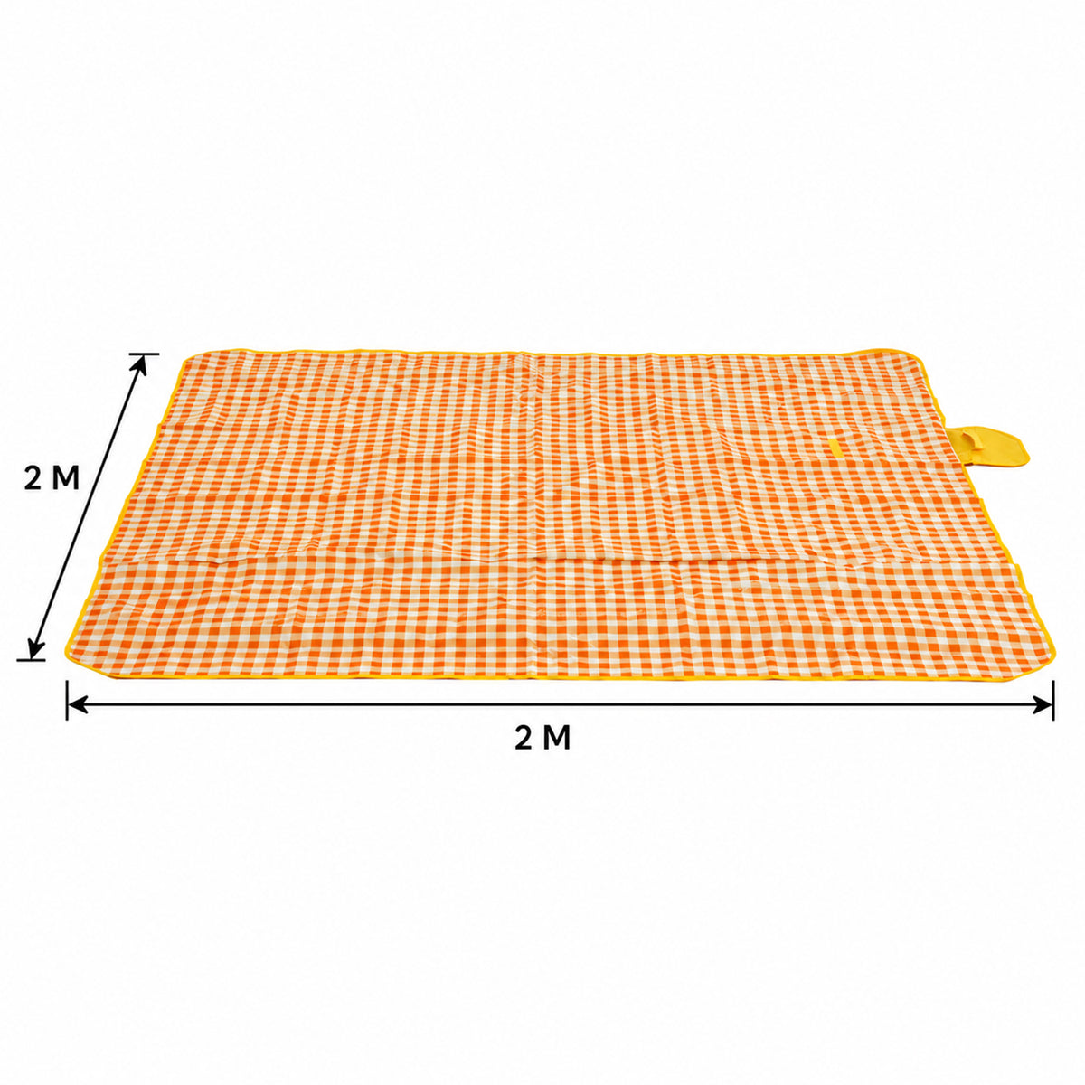 Waterproof And Moisture-Proof Picnic Mat (2 x 2M) - Red &amp; Yellow V32636609 6