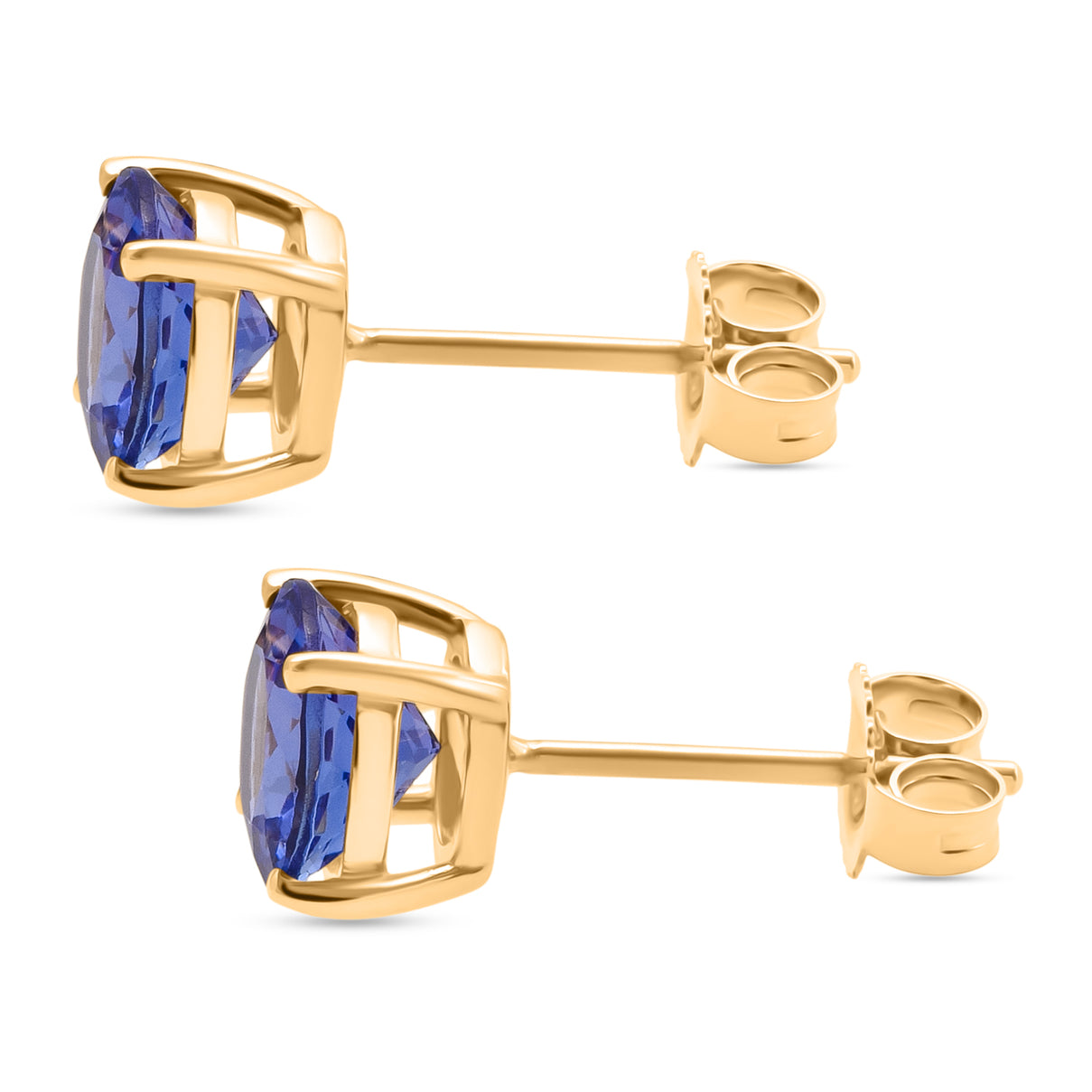 Close Out Deal- 14K Yellow Gold Premium Tanzanite Earring 2.20Ct. 8508091 3