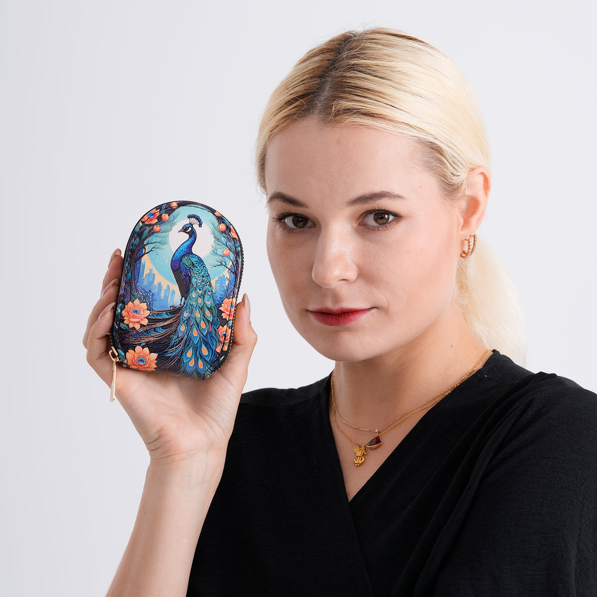 Peacock RFID Protected Card Wallet V32614001 4