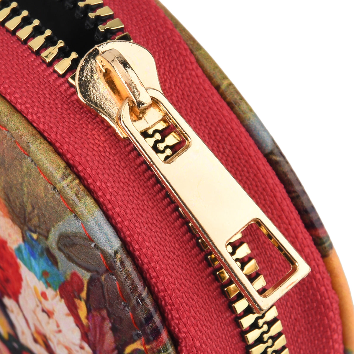 Artistic Lady Portrait with Flowers &amp; Birds Print RFID Card Wallet - Multi Colour V32612139 7