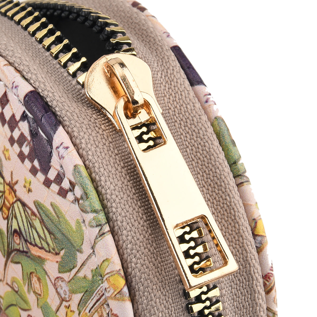 Cat Print RFID Card Wallet - Brown V32612145 7