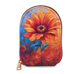 Sunflower Print RFID Card Wallet - Orange_8508228