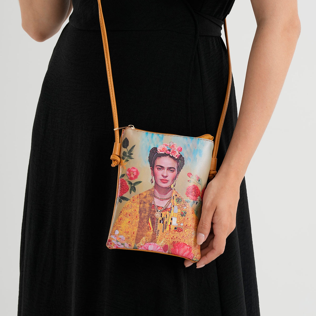 Womens RFID Blocking Multi-colour Lady Crossbody Sling Bag - Yellow V32607415 2
