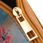 Womens RFID Blocking Multi-colour Lady Crossbody Sling Bag - Yellow_8508251